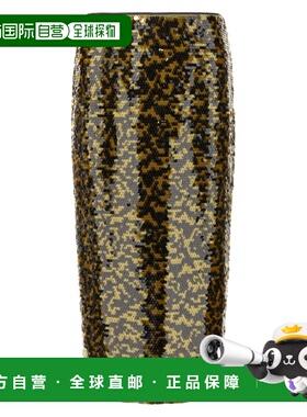 1h可退 香港直邮Staud 女士 'Ciara' 半身裙 R26R6121SQTRBL