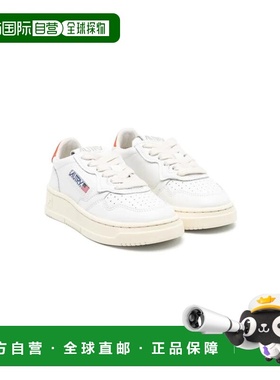 香港直邮AUTRY 男童运动鞋 KULKLL18 AW2024 白色 kids logo-patc