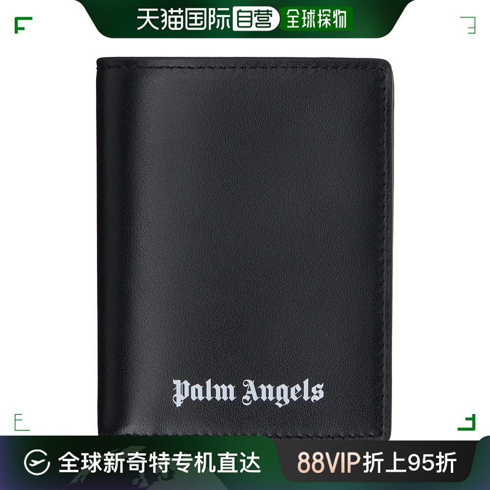 香港直邮潮奢 Palm Angels 棕榈天使 男士黑色钱包