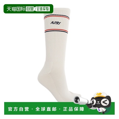 香港直邮AUTRY 女士袜子 SOPU0MK4W AW2025 白色 AUNTRY X MAISON