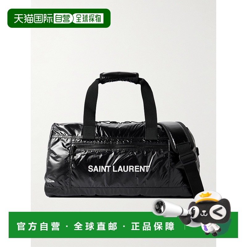 1h可退 香港直邮Saint Laurent 圣罗兰 男士 Glossed Nylon-Ripst
