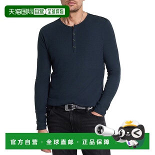 Regular Fit Wool 自营John Henley Carver Blend blu Varvatos