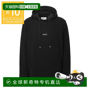 Q系列常规版 黑色卫衣 型连帽卫衣 REG 日本直邮BALR SERIES 男士