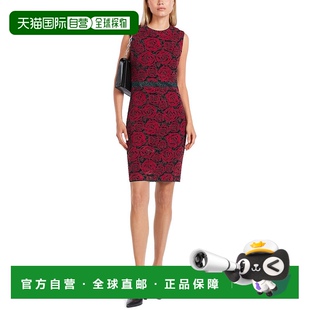 红色 自营Marc 中长连衣裙 无袖 美国奥莱直发 Cain
