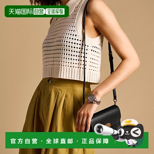 香港直邮Fossil/化石女士光滑皮革小号翻盖斜挎包ZB1926200