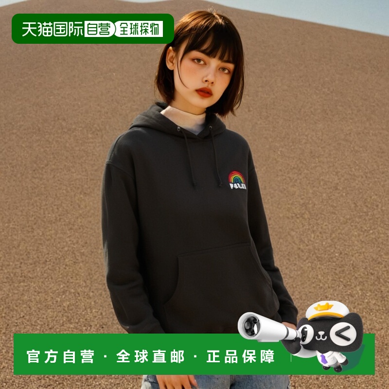 韩国直邮POLER 山系户外旅行露营运动休闲卫衣 224APU2005-WHT