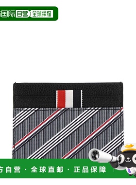 香港直邮THOM BROWNE 男士钱包 MAW253A07557035 AW2022黑色卡包