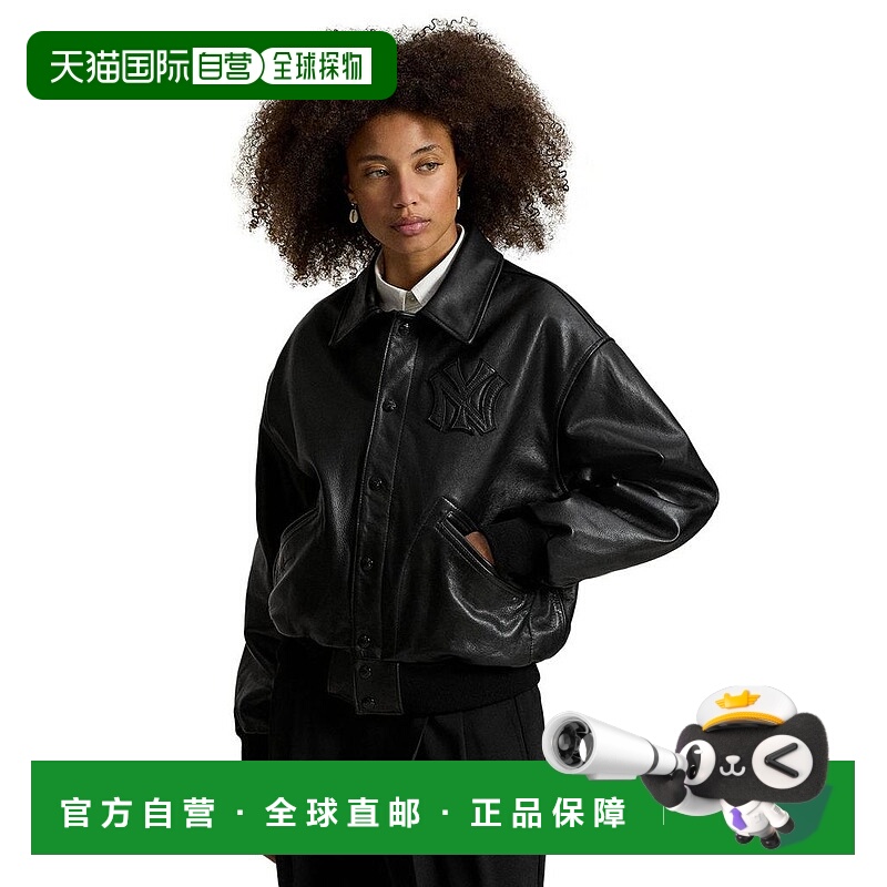 1h可退 【美国直邮】ralph lauren 女士 皮质外套