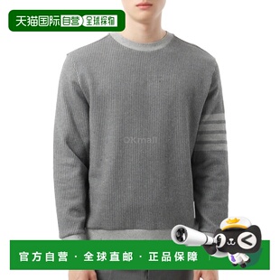 Browne 圆领针织衫 MJT429A 035 棉丝混纺四杠 J0142 韩国直邮Thom