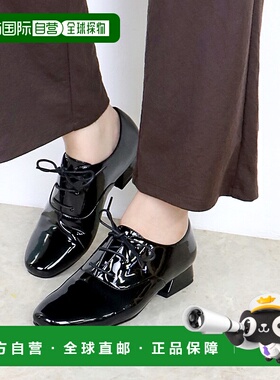 【日本直邮】SFW Liberty Doll 粗跟系带鞋 / 3025（黑色珐琅）