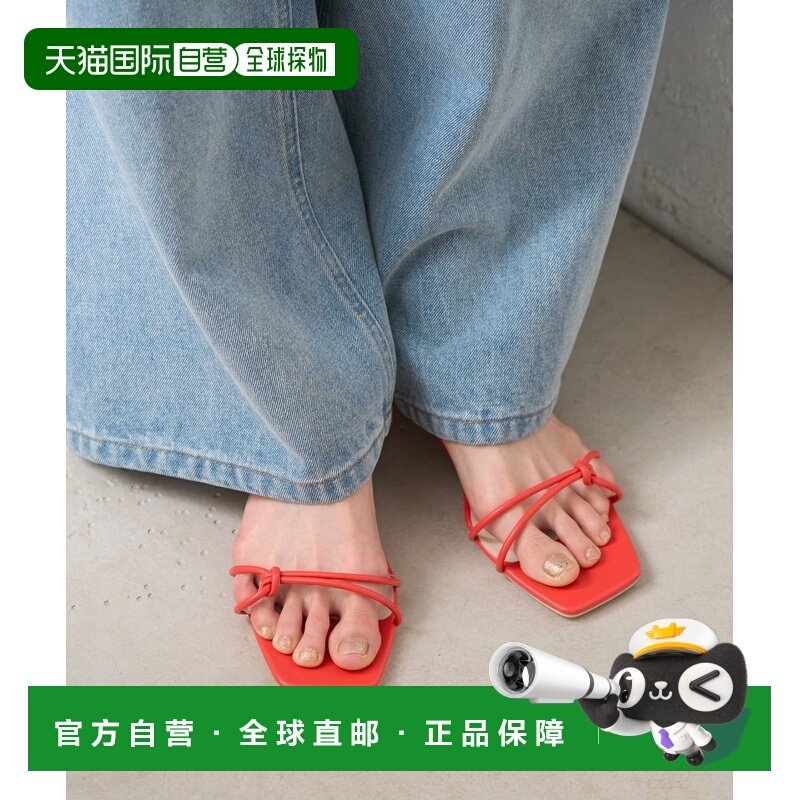 1h可退 日本直邮mystic 女士交叉绑带方头低跟凉鞋 MYZ1061413A00,女鞋,其他拖鞋,淘宝优惠券,粉丝福利购,淘宝优惠卷