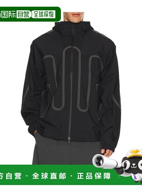 1h可退 香港直邮On 男士 x Ikon 防水夹克 1UF30080553 black黑色