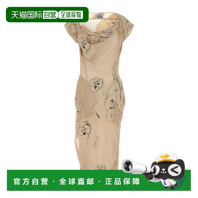香港直邮Vivienne Westwood 图案连衣裙 110103BGW01EK