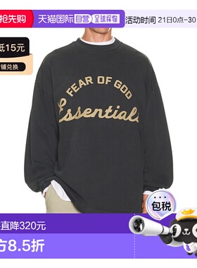 香港直邮essentials fear of god 男士 90's 训练长袖T恤 125SP26