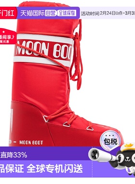 香港直邮MOON BOOT 女士雪地靴 1400440D001 AW2024 红色