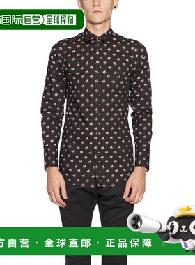 1h可退 香港直邮Dsquared2 二次方 男士 花纹西部风格衬衫 KDM010