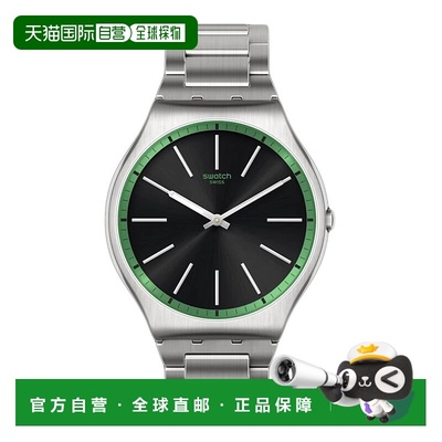 自营Swatch Men's The May Black Dial Watch - black 美国奥莱直