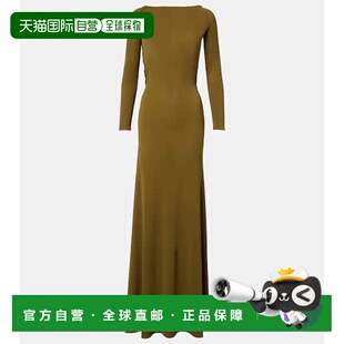 香港直邮潮奢 crêpe ALEX 女士 垂褶露背针织礼服 PERRY 1h可退