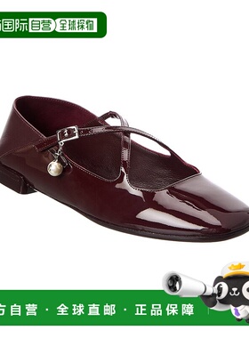 自营 Jimmy Choo Eleri专利芭蕾舞剧平底红 美国奥莱直发单鞋