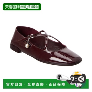 自营 Jimmy Choo Eleri专利芭蕾舞剧平底红 美国奥莱直发单鞋