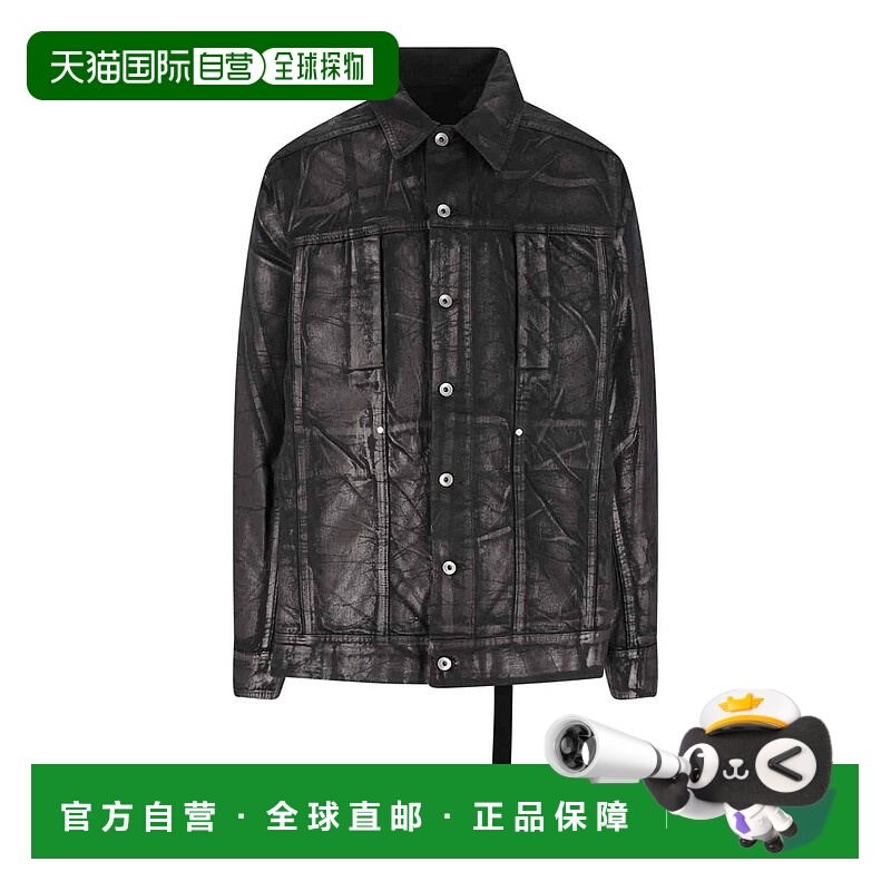 欧洲直邮rick owens 男士 皮质外套