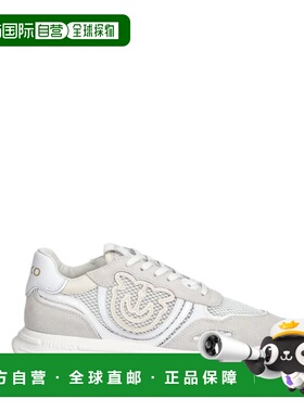 香港直邮PINKO 女士休闲鞋 SS0175P084Z1B SS2026 白色 徽标运动