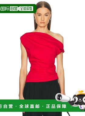 香港直邮Staud 女士 Phare 上衣 R26S1183PO red红色 舒适时尚