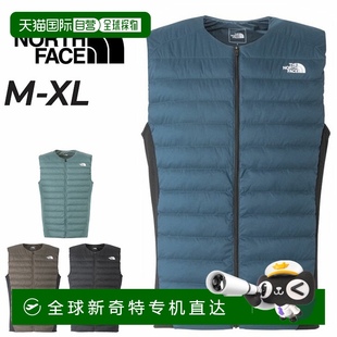 跑步服裝 中棉背心 男式 高性能保 NORTH FACE THE 日本直郵北面