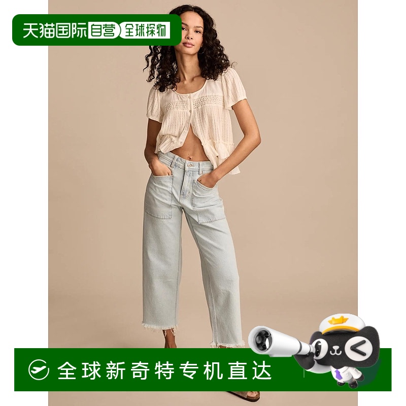 自营 Lucky Brand女式Lucky Legend宽版口袋-浅蓝色 【美国奥莱】