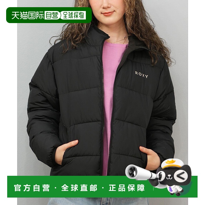 1h可退 日本直邮ROXY 女装 拨水保暖 中棉外套 半拉链设计 反光LO