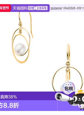 日本直邮VENDOME AOYAMA K10黄金Akoya珍珠耳钉耳环 AJVA2306__PA