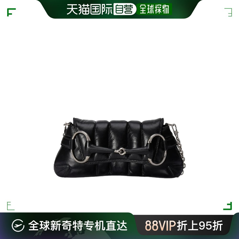 【99新未使用】香港直邮潮奢 Gucci古驰女士Horsebit Chain马