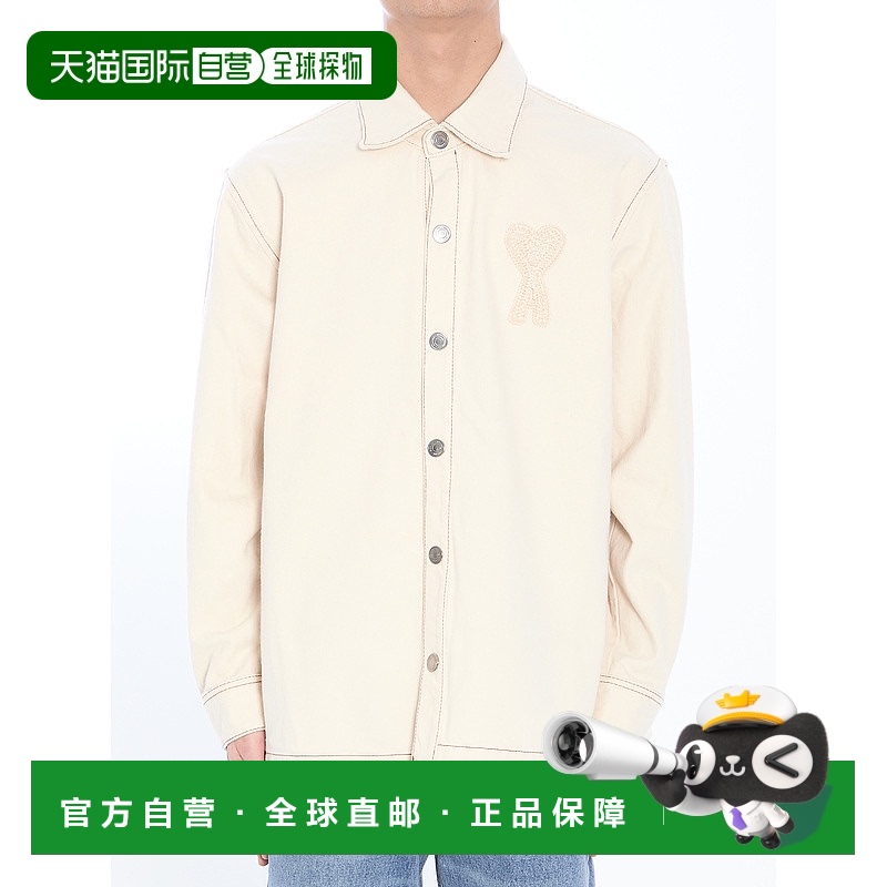 1h可退 香港直邮潮奢 Ami Paris 男士 长袖外套式衬衫 HJK275DE00