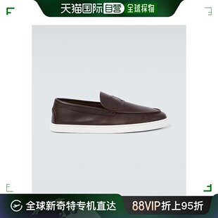 Christian Louboutin 男士 香港直邮潮奢 Varsiboat 皮质船鞋