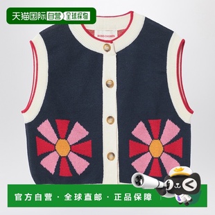 海军蓝风情万种背心童装 1h可退 女童 choses B225A 香港直邮bobo