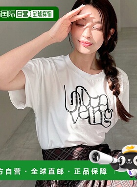 1h可退 日本直邮RESEXXY 女装 宽松版型 加 studs logo T恤 15254