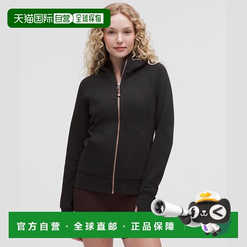 自营1h可退 欧洲直邮LULULEMON露露乐檬 拉链式Scuba连帽衫