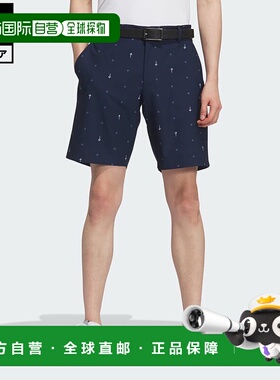日本直邮 adidas 高尔夫PG男士短裤 高性能可退换 [JF6324] 蓝色