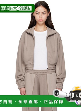 香港直邮潮奢 On 女士 灰色 FKA twigs 联名 Club Cropped 连帽衫