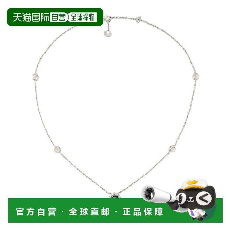 自营GUCCI/古驰 23新款MARMONT女士银色珍珠母贝银925项链