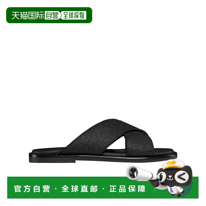 香港直邮DIOR 男士凉鞋 3SA134ZARH900 SS2025 黑色 Dior Alias
