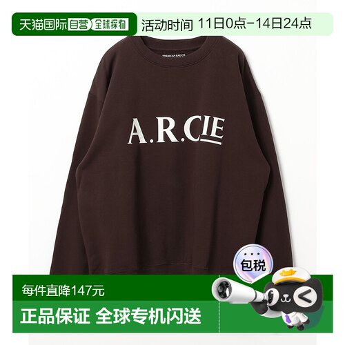 1h可退 日本直邮AMERICAN RAG CIE 男女同款 宽松版型 圆领卫衣 B