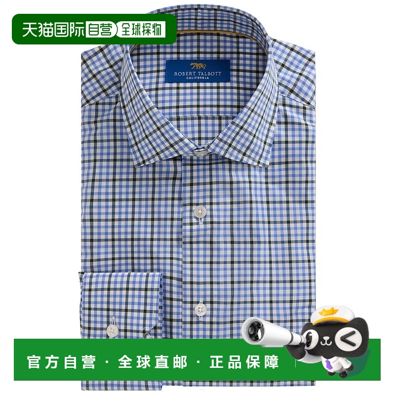 自营Robert Talbott  Reynolds Bold Check Dress Shirt - multi