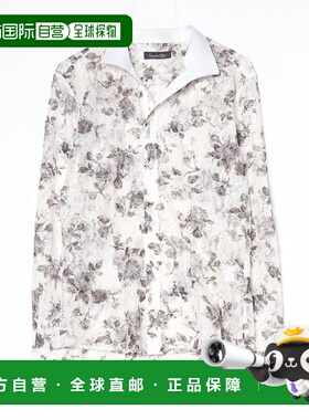 日本直邮TORNADO MART 男士经典花卉印花长袖衬衫 2002172