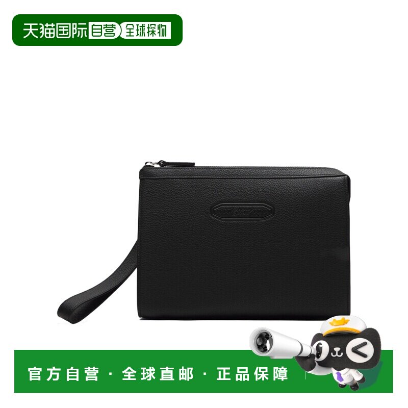 香港直邮BRIONI 男士手提包 OH3J0LO17191028 SS2026 黑色 拉链手
