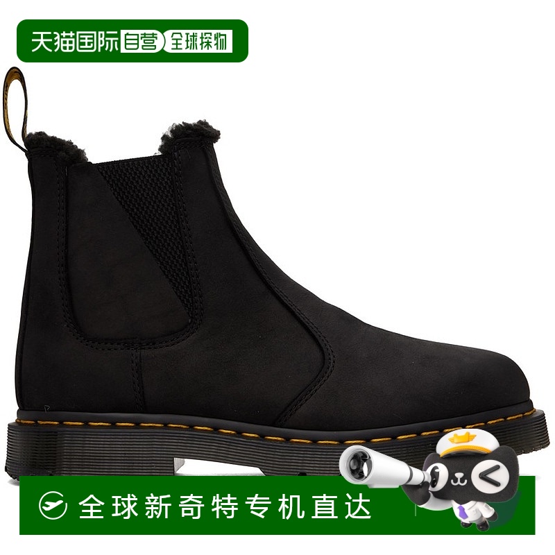 香港直邮潮奢 Dr. Martens 马丁大夫 女士 黑色 2976 切尔西靴 31