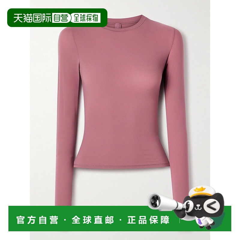 1h可退 香港直邮潮奢 SKIMS 女士 Fits Everybody - Beet 长袖T恤