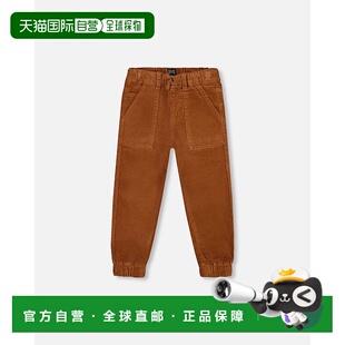 自营deux par deuxStretch Corduroy Jogger Pants Brown - brown