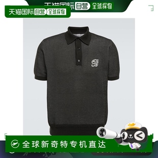 004119 香港直邮Berluti 伯尔鲁帝 男士 高尔夫球棉质真丝Polo衫