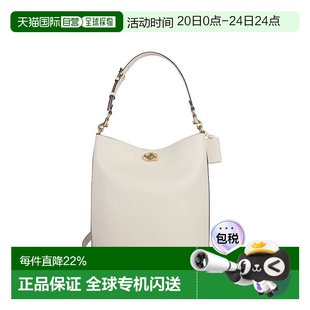 女士皮质单肩斜挎手提包CW624新款 香港直邮Coach蔻驰女包专柜款